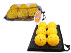 ENSEMBLE DE 6 BALLES POUR JEU PICKLE BALL (PICKLEBALL)